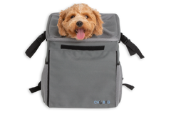 All In One Pet Carrier Backpack Bundle | Backpack for Dogs & Cats | Dog Bike Basket | Car Booster Seat
