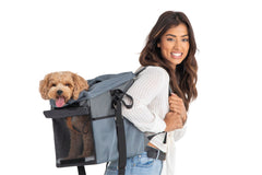 All In One Pet Carrier Backpack Bundle | Backpack for Dogs & Cats | Dog Bike Basket | Car Booster Seat